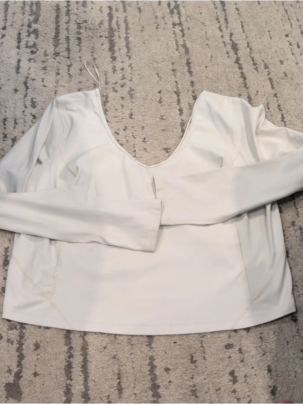 Lululemon Align Long Sleeve Shirt Natural Ivory